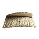 Women Straw Bag Elegant Female Braided Handbag Envelope Hasp Beach Bag For  N7C4