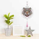 Tiger Mural Tassels DIY Diamond Painting Special Shape Drills Home Pendants