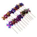 Pack of 100pcs Foil Windmill Food Sticks Cocktail Party Table Decor