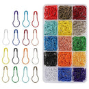 750 Pieces 15 Colors Assorted Bulb Safety Pins Pins Pear Shaped Pins Calaba K5V5