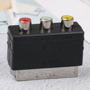 RGB scart to 3 RCA S-Video sdapter composite RCA SVHS AV TV audio converter OZ