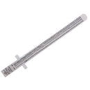 6" Stainless Steel Pocket Rule Handy Ruler with inch 1/32â€ mm/metric Graduatio_