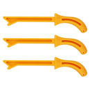 3Pc Durable Yellow Plastic Wood Saw Push Sticks Table Saw Accessories for