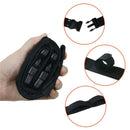 2Pcs Black Nylon Car Fishing Rod Strap Vehicle Fishing Rod Carrier Holder Belt