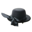 Ladies Mini Top Hat Fascinator Burlesque Millinery w/ Bowknot - Black D2X7