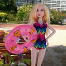 5Set Popular Summer Beach Siamese One-piece Swimsuit Swimwear Bikini Bathing