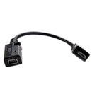 2pcs Micro USB Male to Mini USB Female Data Sync & Charge Adapter Cable %o