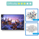 1000pcs Snow Castle DIY Puzzle Paper Jigsaw Kids Adults Assembling Picture
