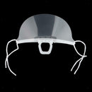 10Pcs Clear Mouth Shield Anti-saliva Cover Plastic For Chefs Restaurant Reusable