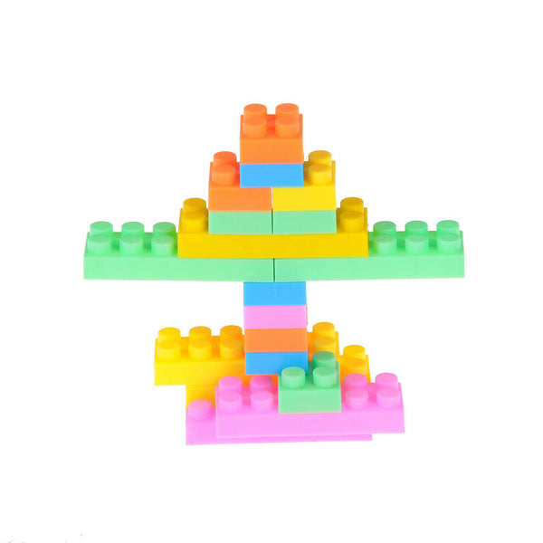 144Pcs Colourful Building Bricks Children Educational Puzzle Toys Gift M&