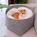 Cat Basket Pet Dog Bed for Cat Warm Bed Dogs Houses for Cats Pets Products