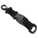 Outdoor Keychain Buckle 360 Degrees Rotation D Shape Climbing Bag Carabiner
