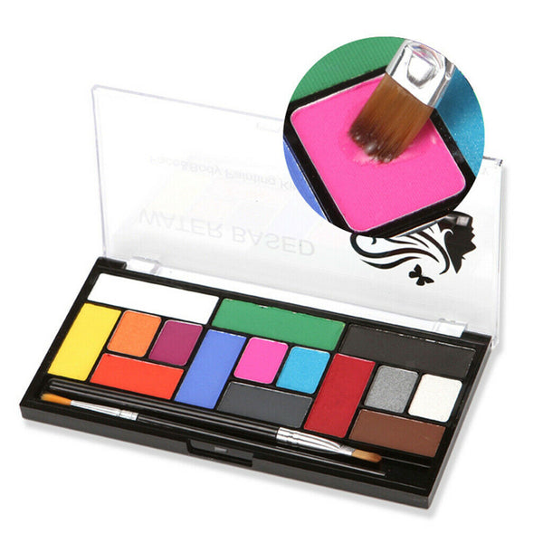 Non-toxic Face Body Paint Oil Painting Water Based Stage Art Makeup Palette