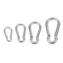 5 Pcs Stainless Steel Quick Links Carabiner 4mm Cable Shackle Connector