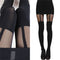 Fashion Women Temptation Sheer Mock Suspender Tights Pantyhose Stockings LJ