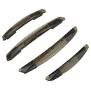 4pcs coffee Car Door Edge Guard Anti-Scratch Protector Moulding Strip Acces M4D9