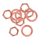 10PCS 3/8'' Guitar 9.36mm Nuts Lock Washer for Electric Guitar Bass Parts