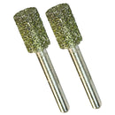 2 Pieces 12mm Dia. Diamond Grinding Heads Rotary Tool for Grinder Drill, DIY
