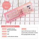 Zoreya Brand 3Pcs Face Makeup Brush Eye Make Up Tools Portable Makeup Brush