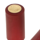 100x PVC Heat Shrink Capsules Covers for Home Brew Wine Bottles 30mm Burgundy