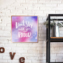 Full Diamond Painting Cross Stitch Rhinestone Mosaic (L2133 Do Not Stop)