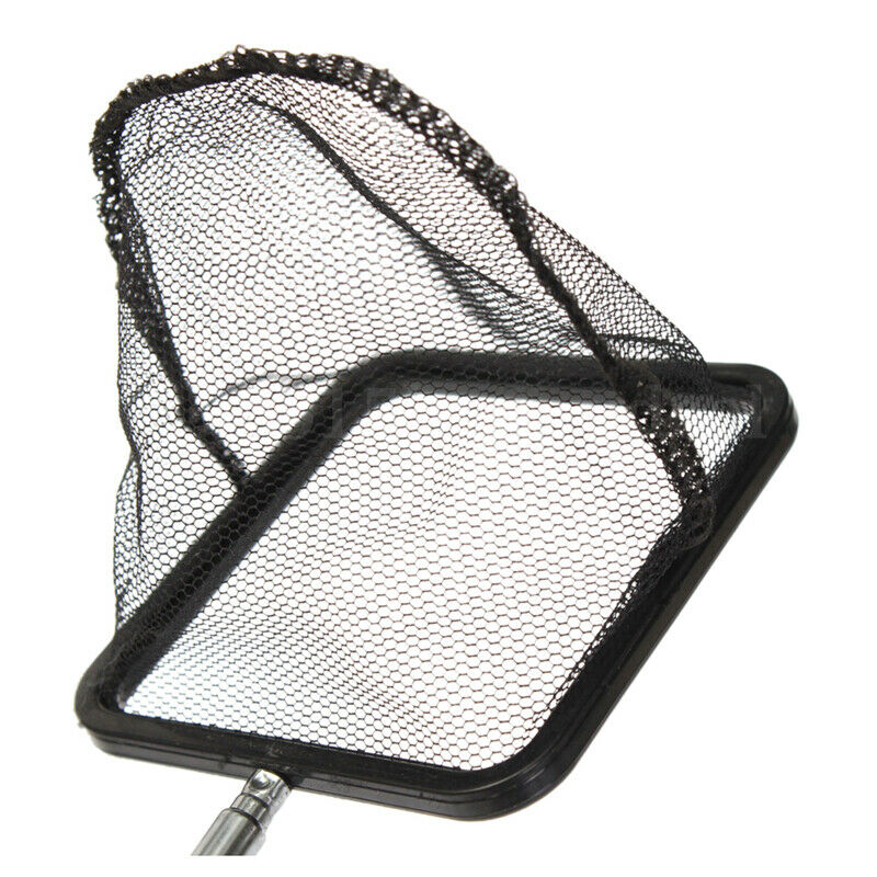 1Pc 20~40cm Aquarium Extendable Handle Shrimp Small Betta Fish Tank Net Squ D1E6