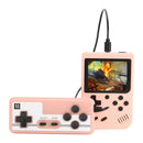 Pocket Handheld Game Console Gamepad 500 Video Games Player Gift (Pink)