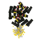 20 Kits 1 2 Pin Sealed IP68 Electrical Wire Connector Plug 1.5mm Terminal