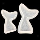 2 Pcs Silicone Fishtail Cake Mold Cupcake Candy Chocolate Cookie Baking Mold