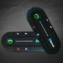 Bluetooth Hands-Free Car Kit Wireless Speaker Phone Magnetic Sun Visor Clip