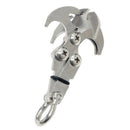 Stainless Steel Survival Gravity Hook Carabiner Climbing Claws Rescue Tool 3C