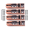 4pcs/set Guitar Bridge Saddles Single Individual for 4 String Guitar Bronze