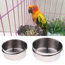 2x Classic Pet Products Classic Stainless Steel Hook-On Coop Cup M