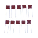 10Pcs Cbb 104J 630V 100Nf 0.1Uf P10Mm Metallized Film Capacitor AU ME