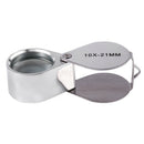 Jewellers Jewelry Loupe Magnifier Eye Magnifying Glass 10x 21mm