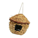5pcs Handwoven Straw Bird Nest Creative Decoration for Windowsill, Garden, Tree,