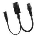 IEC320-C14 TO C7+C5 Y-shaped AC Power Cord 1-to-2 3-Prong PDU/UPS