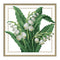 12 Months Flower DIY Cross Stitch 11CT Printed Embroidery Kits (H427 May)
