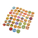 50PCS stickers toys for kids cartoon emoticon smile face decor stickersTO