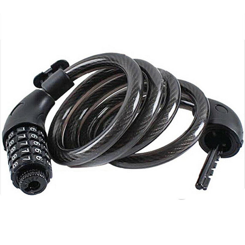 5 Digit Combination Bike Bicycle Cycling Security Code Lock Cable