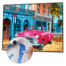 Painting By Numbers Kit DIY Convertible Car Canvas Oil Art Picture Craft