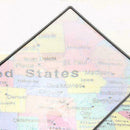A5 Flat PVC Magnifier Sheet X3 Book Page Magnifying Reading Glass Len New V J1W1