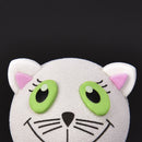 Cute White cat Antenna Ball Car Aerial Ball Antenna Topper Decor Ball Lovel ES