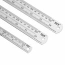 Stainless Steel Ruler Straight Edge Metal Ruler Set For Engineering Office  V5Q9