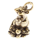2020 new year gift Lucky mouse rat year Desk decor Copper Wealth Rats Figuri 3C