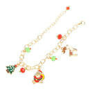 Christmas Charm Bracelet Santa Claus Xmas Tree Pendant Xmas OrnamentsBDSE