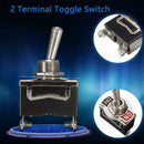 5X Toggle Switch Heavy Duty 125V 20A SPST 2 Terminal Waterproof OFF/ON Car B7S6
