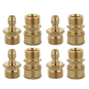 8-Pack Pressure Washer Quick Connector Easy Connect Fitting M22x1.5mm