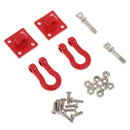 2 pcs Carriage Metal Trailer Hook Ring Rescue Trailer Hoo OZ