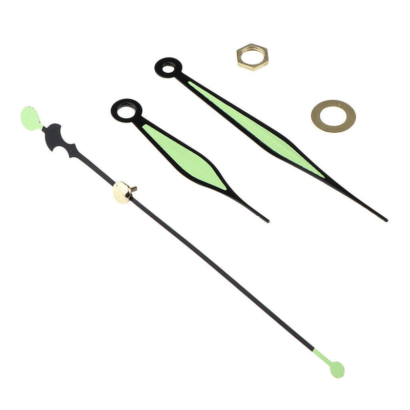 1 Set Luminous Clock Hands Glow in the Dark Pointers for Quartz Clock Repairing